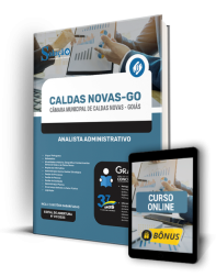 Capa Apostila Câmara de Caldas Novas - GO - Analista Administrativo