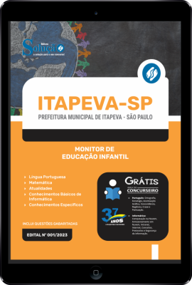 Apostila Prefeitura de Itapeva - SP em PDF - Monitor de Educação Infantil - Imagem 1