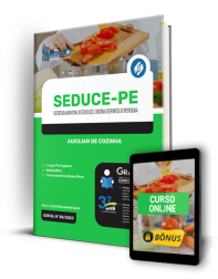 Capa Apostila SEDUCE-PE - Auxiliar de Cozinha