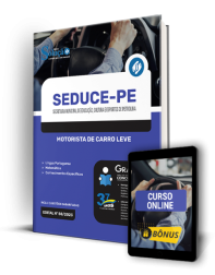 Capa Apostila SEDUCE-PE - Motorista de Carro Leve