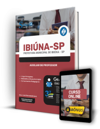 Capa Apostila Prefeitura de Ibiúna - SP - Auxiliar de Professor