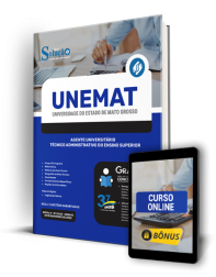 Capa Apostila UNEMAT - Agente Universitário - Técnico Administrativo do Ensino Superior