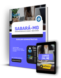 Capa Apostila Prefeitura de Sabará - MG - Auxiliar Administrativo