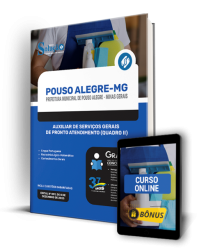 Capa Apostila Prefeitura de Pouso Alegre - MG - Auxiliar de Serviços Gerais de Pronto Atendimento (Quadro II)