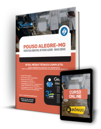 Capa Apostila Prefeitura de Pouso Alegre - MG - Nível Médio/Técnico Completo