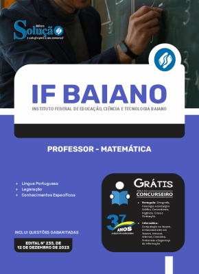 Apostila IF Baiano - Professor - Matemática - Imagem 3