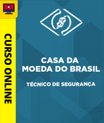 Capa Curso Casa da Moeda - Técnico de Segurança