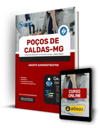 Capa Apostila Prefeitura de Poços de Caldas - MG Agente Administrativo
