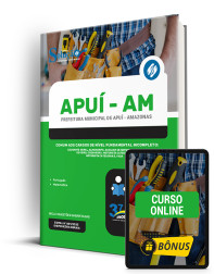 Capa Apostila Prefeitura de Apuí - AM 2024 Comum aos cargos de nível fundamental incompleto