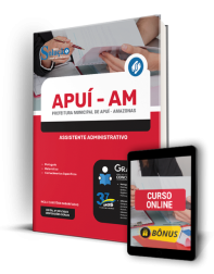 Capa Apostila Prefeitura de Apuí - AM 2024 Assistente Administrativo