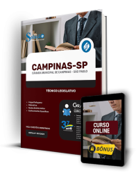 Capa Apostila Câmara de Campinas - SP 2024 - Técnico Legislativo