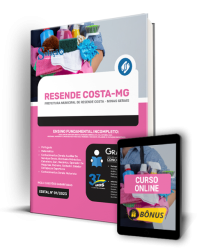 Capa Apostila Prefeitura de Resende Costa - MG 2024 Ensino Fundamental Incompleto