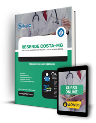 Capa Apostila Prefeitura de Resende Costa - MG 2024 Técnico em Enfermagem
