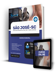 Capa Apostila Prefeitura de São José - SC 2024 Guarda Municipal