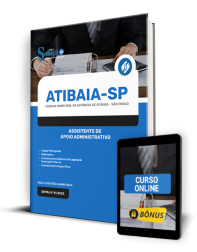 Capa Apostila Câmara da Estância de Atibaia - SP 2024 Assistente de Apoio Administrativo