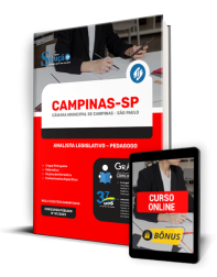 Capa Apostila Câmara de Campinas - SP 2024 - Analista Legislativo – Pedagogo