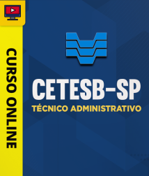 Capa Curso CETESB-SP - Técnico Administrativo
