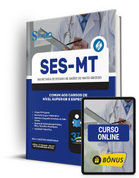 Capa Apostila SES-MT  - Comum aos cargos de nível Superior e Especialista