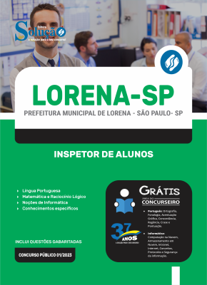 Apostila Prefeitura de Lorena - SP  Inspetor de Alunos - Imagem 3