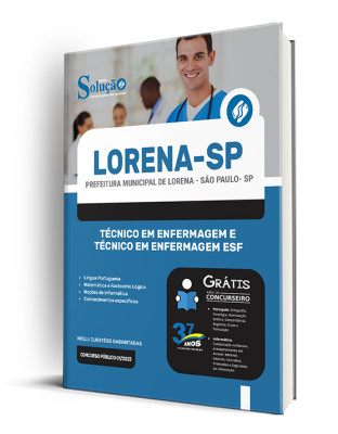 Apostila Prefeitura de Lorena - SP  Técnico em Enfermagem e Técnico em Enfermagem ESF - Imagem 2
