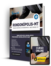 Capa Apostila Câmara de Rondonópolis - MT  - Analista do Legislativo - Processo Legislativo e Administrativo