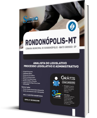 Apostila Câmara de Rondonópolis - MT  - Analista do Legislativo - Processo Legislativo e Administrativo - Imagem 2