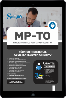 Apostila MP-TO em PDF  - Técnico Ministerial: Assistente Administrativo - Imagem 1