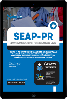 Apostila SEAP-PR em PDF  - Comum aos Cargos de Agente de Execução - Imagem 1