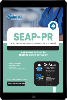 Apostila SEAP-PR em PDF  - Agente de Execução: Técnico de Enfermagem - Imagem 1