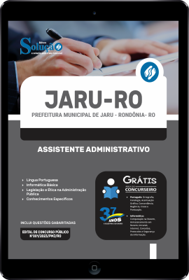 Apostila Prefeitura de Jaru - RO em PDF  - Assistente Administrativo - Imagem 1