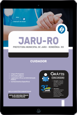Apostila Prefeitura de Jaru - RO em PDF  - Cuidador - Imagem 1