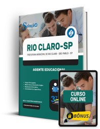 Capa Apostila Prefeitura de Rio Claro - SP  - Agente Educacional 