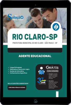 Apostila Prefeitura de Rio Claro - SP em PDF  - Agente Educacional - Imagem 1