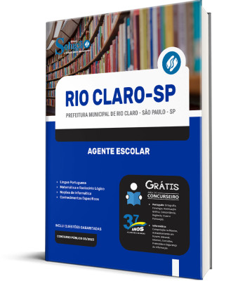 Apostila Prefeitura de Rio Claro - SP  - Agente Escolar - Imagem 2