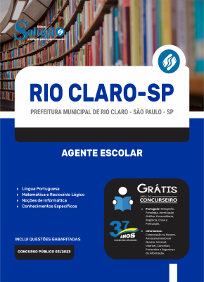 Apostila Prefeitura de Rio Claro - SP  - Agente Escolar - Imagem 3