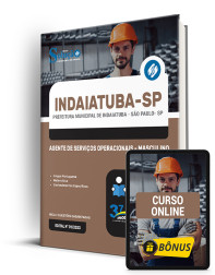Capa Apostila Prefeitura de Indaiatuba - SP  - Agente de Serviços Operacionais - Masculino