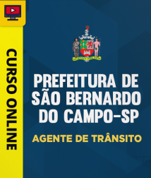 Capa Curso Prefeitura de São Bernardo do Campo-SP - Agente de Trânsito