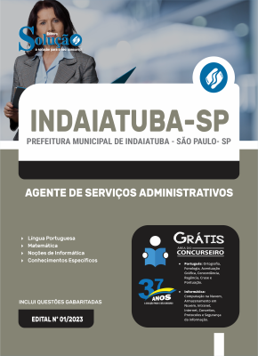 Apostila Prefeitura de Indaiatuba - SP  - Agente de Serviços Administrativos - Imagem 3