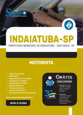 Apostila Prefeitura de Indaiatuba - SP  - Motorista - Imagem 3