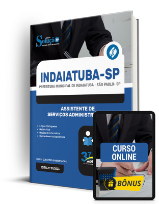 Apostila Prefeitura de Indaiatuba - SP  - Assistente de Serviços Administrativos - Imagem 1