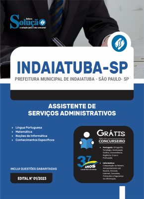 Apostila Prefeitura de Indaiatuba - SP  - Assistente de Serviços Administrativos - Imagem 3