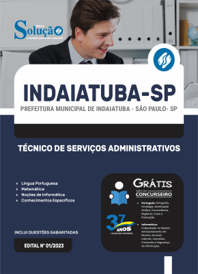 Apostila Prefeitura de Indaiatuba - SP  - Técnico de Serviços Administrativos - Imagem 3
