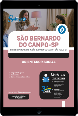 Apostila Prefeitura de São Bernardo do Campo - SP em PDF  - Orientador Social - Imagem 1