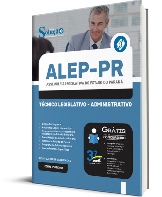 Apostila ALEP-PR  - Técnico Legislativo - Administrativo - Imagem 2