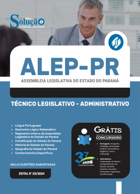 Apostila ALEP-PR  - Técnico Legislativo - Administrativo - Imagem 3