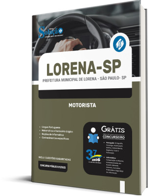 Apostila Prefeitura de Lorena - SP  - Motorista - Imagem 2