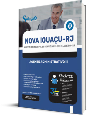 Apostila Prefeitura de Nova Iguaçu - RJ  - Agente Administrativo III - Imagem 2
