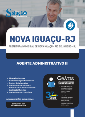 Apostila Prefeitura de Nova Iguaçu - RJ  - Agente Administrativo III - Imagem 3