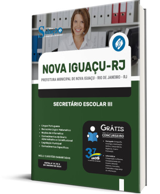 Apostila Prefeitura de Nova Iguaçu - RJ  - Secretário Escolar III - Imagem 2