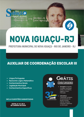 Apostila Prefeitura de Nova Iguaçu - RJ  - Auxiliar de Coordenação Escolar III - Imagem 3